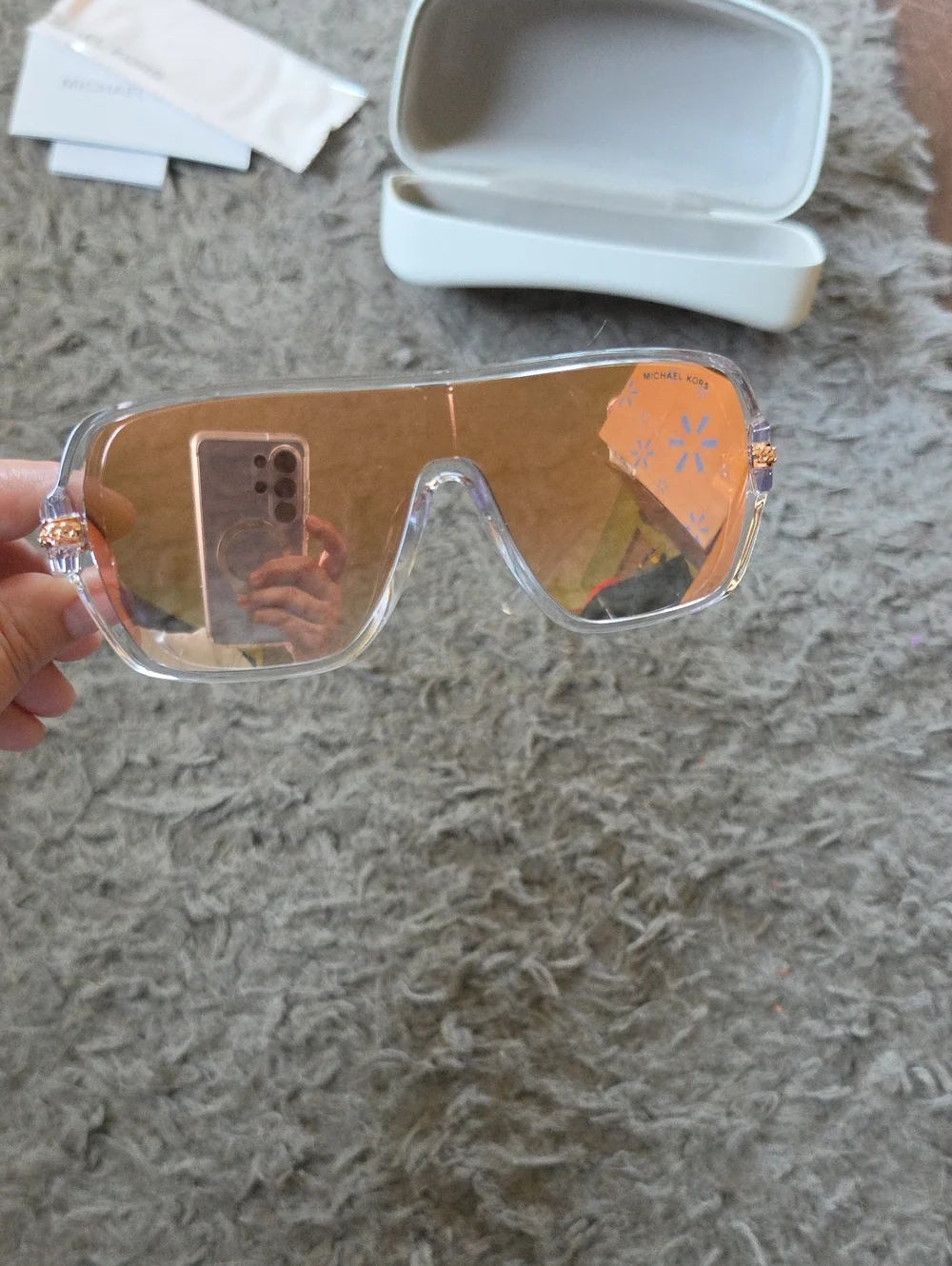 NIB Michael Kors Pink Wailuku Sunglasses